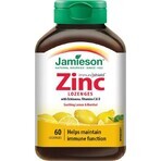 JAMIESON ZINOK LOZENGES MET VITAMINE C EN D3 Zuigtabletten met citroensmaak 1x60 stuks