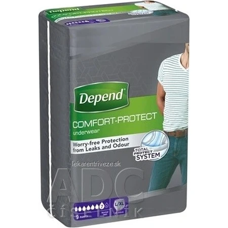 DEPEND NORMAL L/XL para hombre 1×9 unidades, calzoncillos elásticos