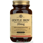 Solgar Gentle Iron 20 mg Iron (ferrous bisglycinate) Gentle for Stomach 90 capsules 1×90 cps, dietary supplement