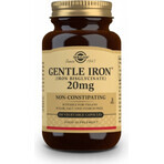 Solgar Gentle Iron 20 mg Iron (ferrous bisglycinate) Gentle for Stomach 90 capsules 1×90 cps, dietary supplement