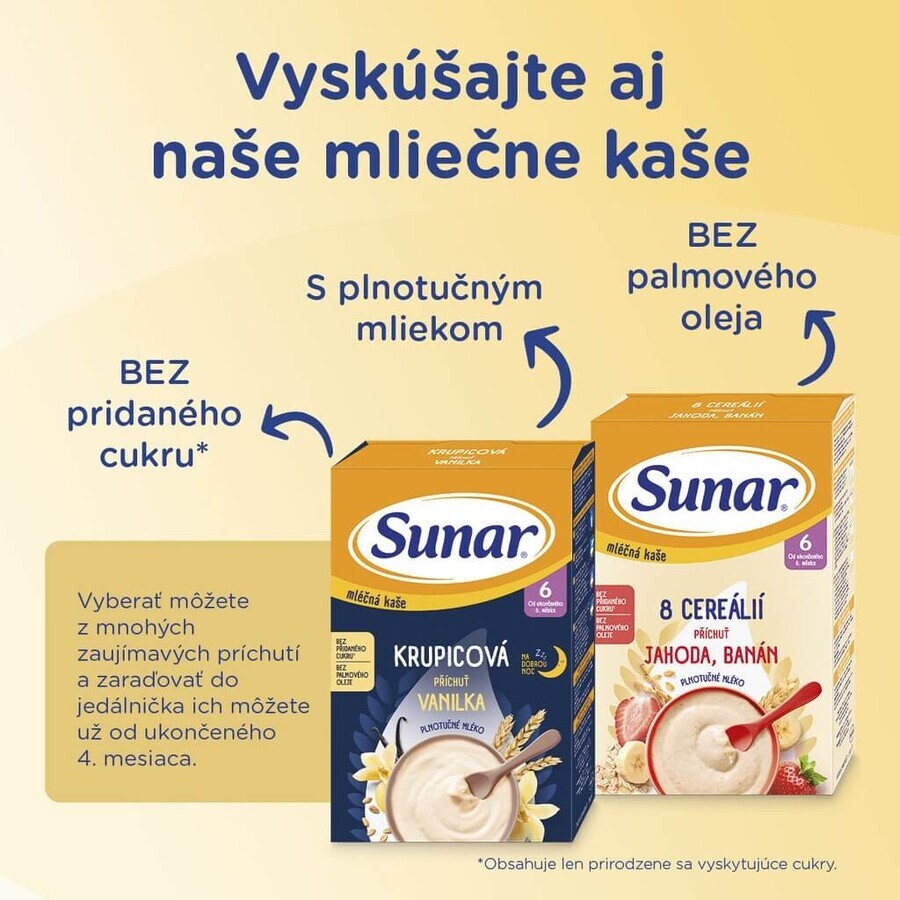 Sunar Complex 2 6×600 g, latte per lattanti, a partire da 6 mesi