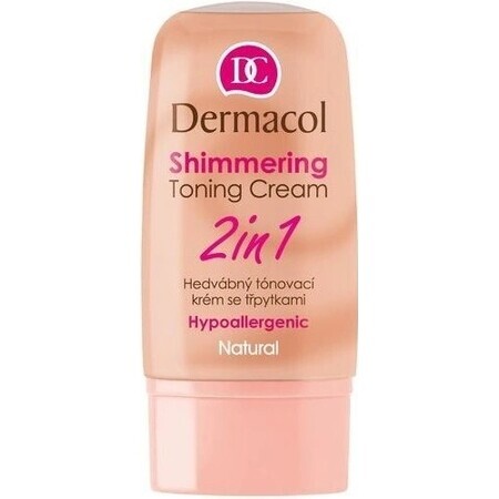 DERMACOL Color Cream 2in1 shade: NATURAL 1×30 ml, 2in1 coloring cream