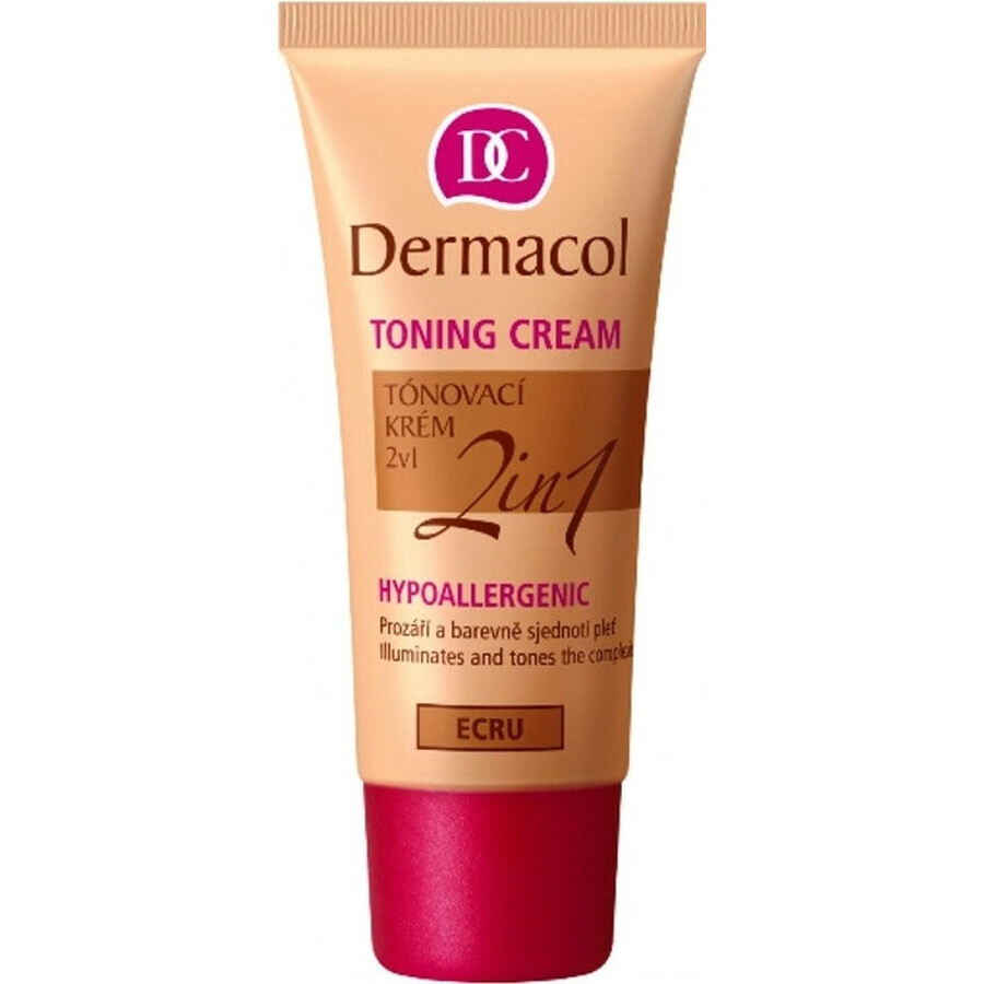 DERMACOL Color Cream 2in1 shade: NATURAL 1×30 ml, 2in1 coloring cream