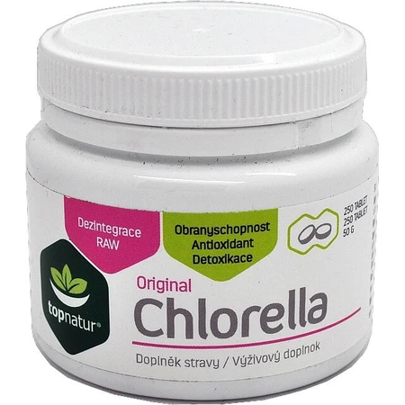 topnatur CHLORELLA Original 1×750 tbl (zawartość 150 g): ceny i cechy