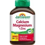 JAMIESON CALCIUM, MAGNESIUM MET ZINK 1×200 tbl, calcium + magnesium + zink