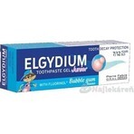 ELGYDIUM JUNIOR fluorinol gel pastă de dinți pentru copii (7-12 ani) cu aromă de gumă de mestecat 1x50 ml