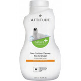 ATTITUDE Nettoyant pour sols et bois à l'arôme de zeste de citron 1×1050 ml, nettoyant pour sols