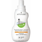 ATTITUDE Nettoyant pour sols et bois à l'arôme de zeste de citron 1×1050 ml, nettoyant pour sols