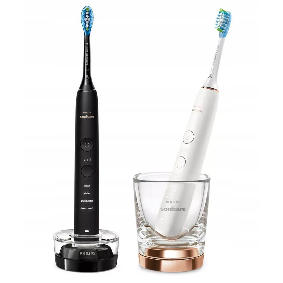 Philips Sonicare 9000 DiamondClean HX9914/57 1+1 2 x 2 pcs sonic electric toothbrushes 1×2, sonic toothbrush