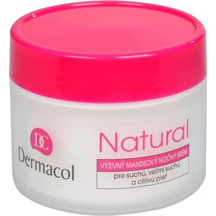 DERMACOL NATURAL Cremă de noapte cu migdale 1×50 ml, cremă de noapte