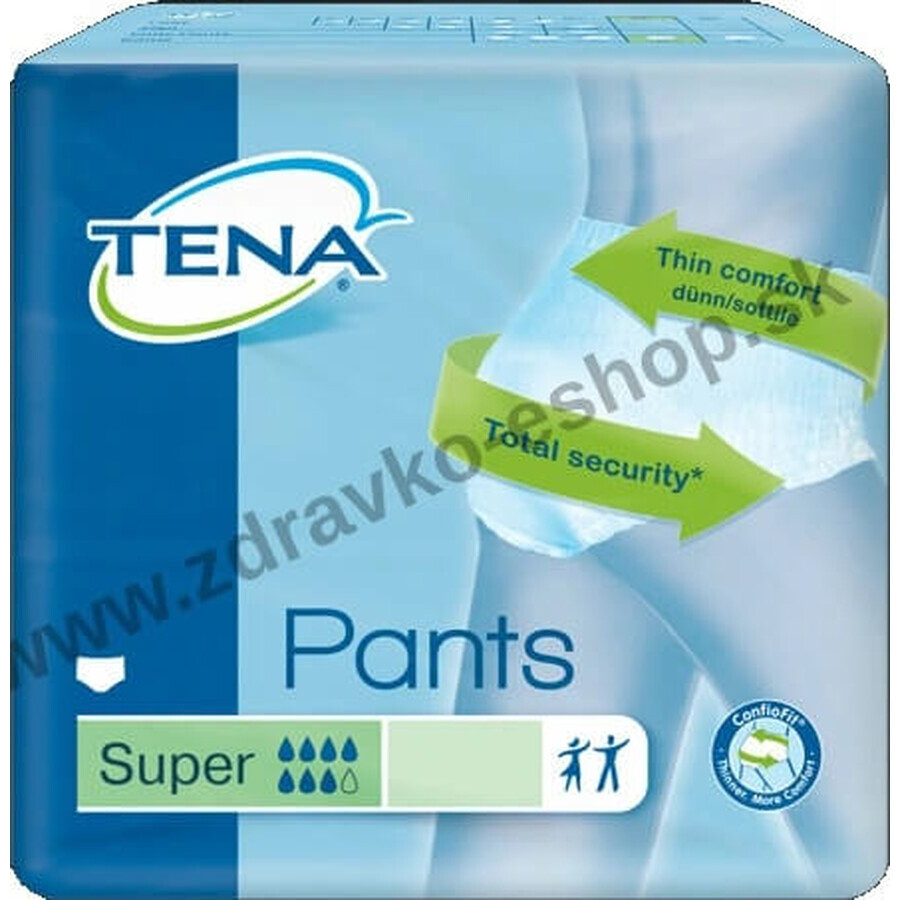 TENA SUPER SMALL 1×12 stuks TENA SUPER SMALL 1×12 stuks, absorberende elastische onderbroek