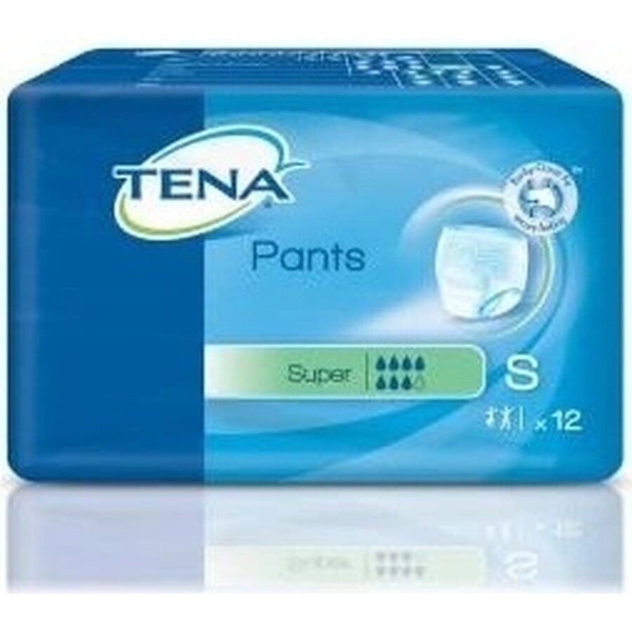 TENA SUPER SMALL 1×12 stuks TENA SUPER SMALL 1×12 stuks, absorberende elastische onderbroek