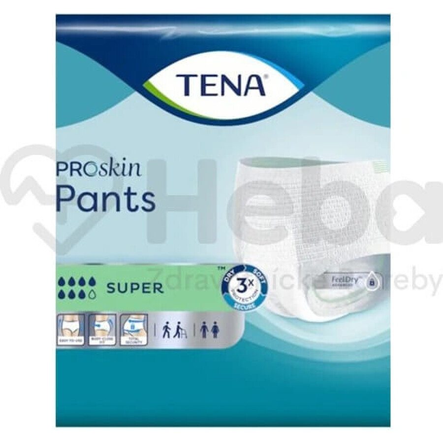 TENA SUPER SMALL 1×12 stuks TENA SUPER SMALL 1×12 stuks, absorberende elastische onderbroek