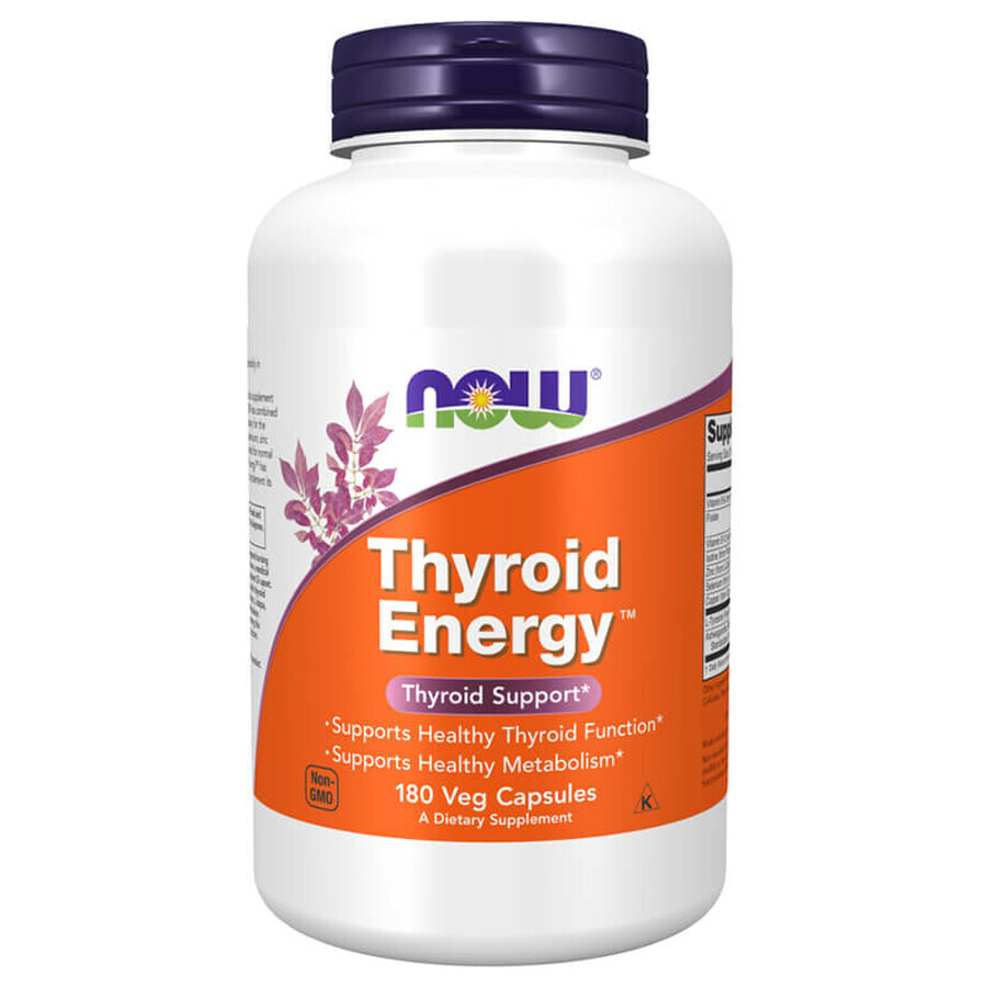 Now Foods Thyroid Energy, 180 pflanzliche Kapseln