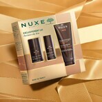 Nuxe Men Set, Feuchtigkeitsgel für das Gesicht 50 ml + Deoroller 50 ml + Duschgel 200 ml