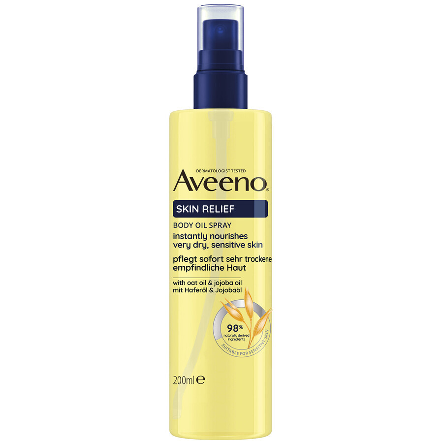 Aveeno Skin Relief olio corpo spray, 200 ml