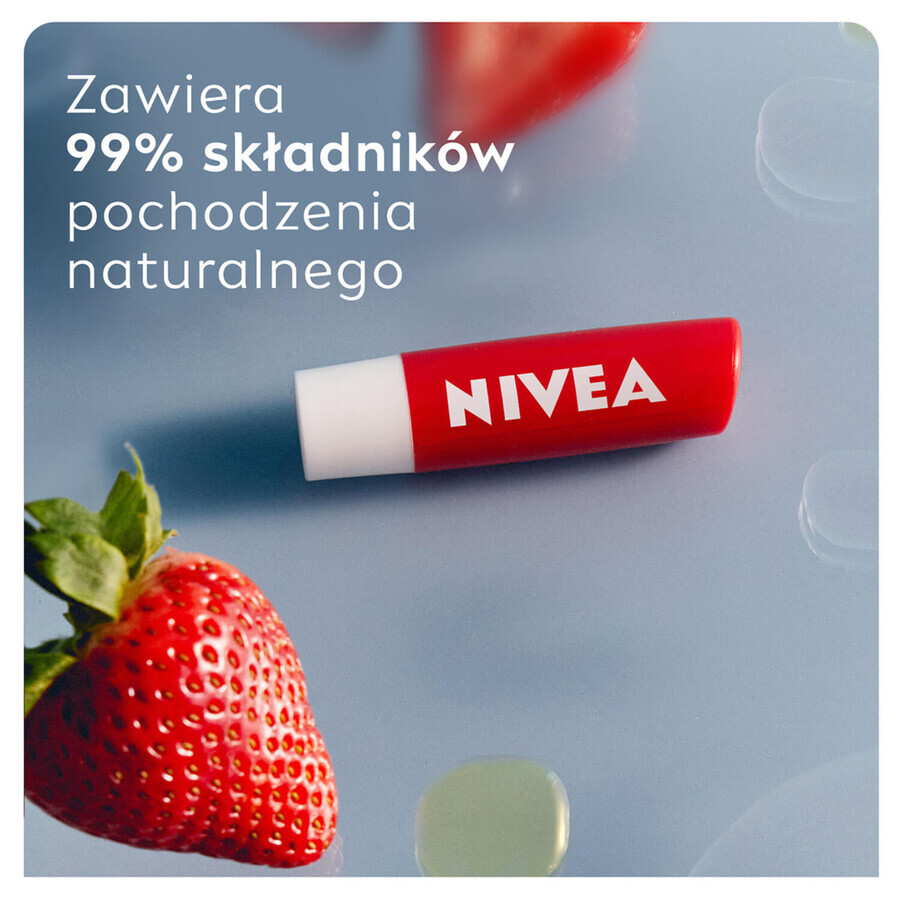 Nivea Strawberry Shine, nourishing lipstick, 4.8 g