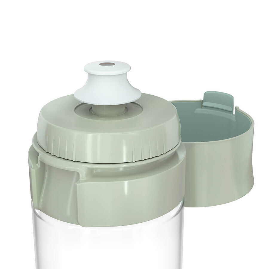 Brita Vital, Flasche mit 0,6-Liter-Filter, grün + MicroDisc-Filter, 2 Stück