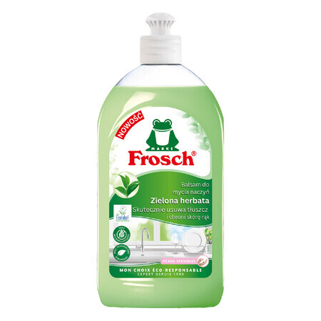 Frosch Geschirrspülmittel, grüner Tee, 500 ml