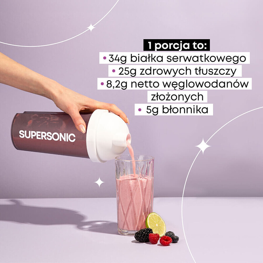 Supersonic Keto Meal, sabor helado de vainilla, 800 g