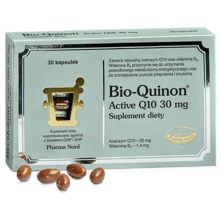 Pharma Nord Bio-Quinon Active Q10 Gold 30 mg, 30 Kapseln