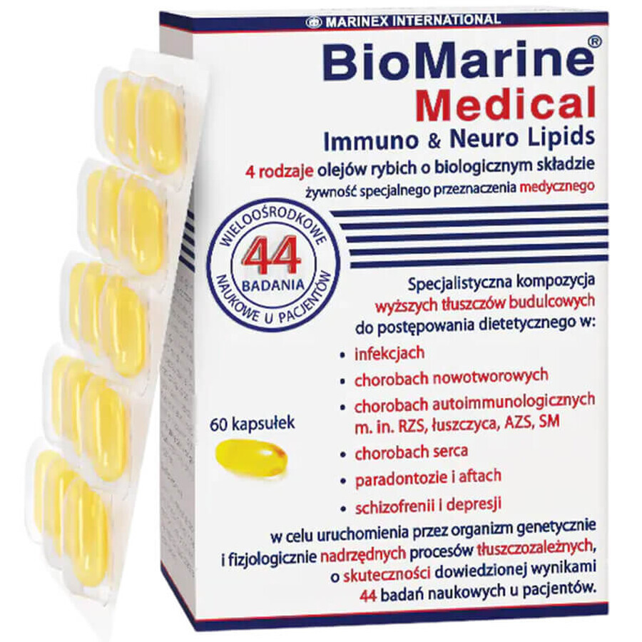 Biomarine Medical Immuno & Neuro Lipide, 60 Kapseln