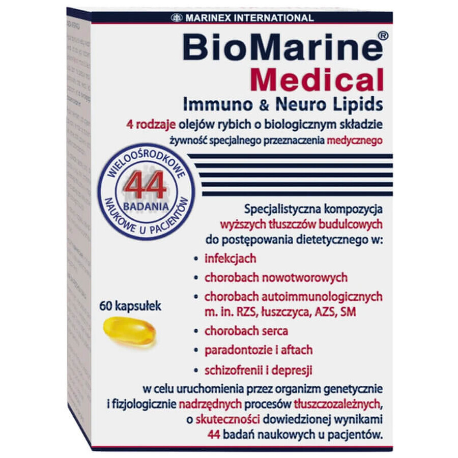 Biomarine Medical Immuno & Neuro Lipide, 60 Kapseln