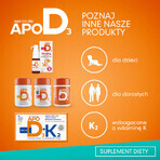 Set ApoD3 Chews, Vitamin D3 800 IU für Kinder ab 3 Jahren, Orangengeschmack, 3 x 30 Kau-Softgels