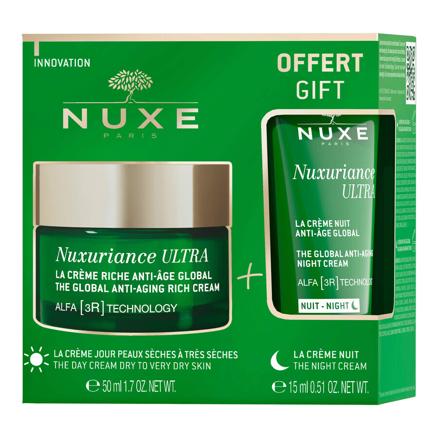 Nuxe Nuxuriance Ultra set, rijke dagcrème 50ml + nachtcrème 15ml