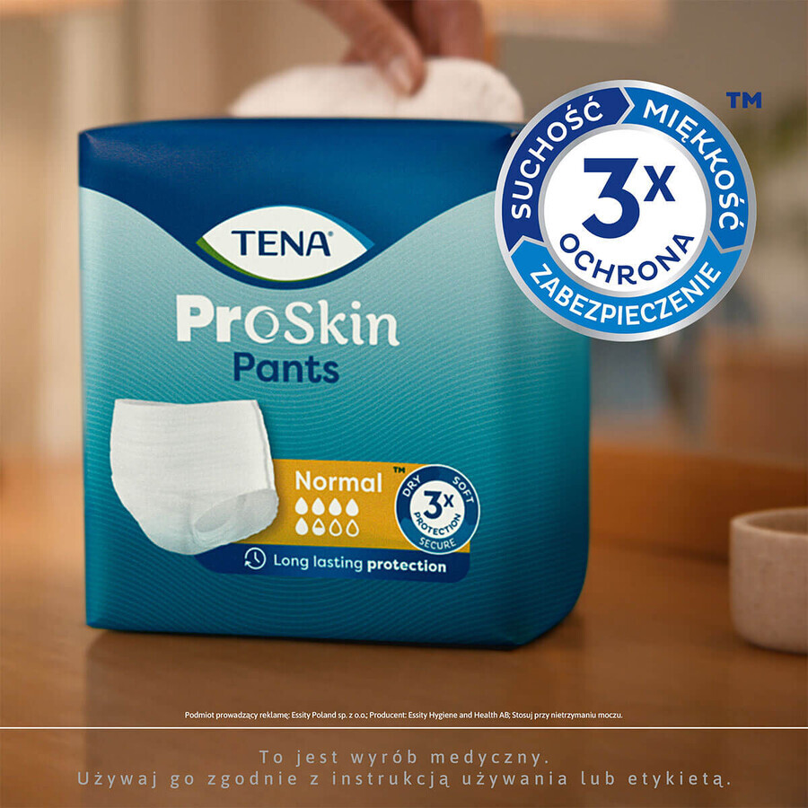 Tena Pants ProSkin, absorbent underpants, size S, 65-85 cm, Normal, 15 pieces