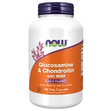 Now Foods Glucosamine and Chondroitin with MSM, Glucosamine with Chondroitin and MSM, 180 capsules