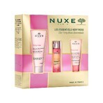 Set Nuxe Very Rose, cremă de mâini și unghii, 50 ml + gel de duș, 100 ml + apă de parfum de trandafiri, 30 ml