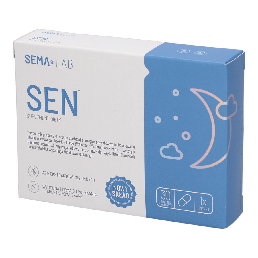 SEMA Lab Sen, 30 Filmtabletten DEFEKTE VERPACKUNG