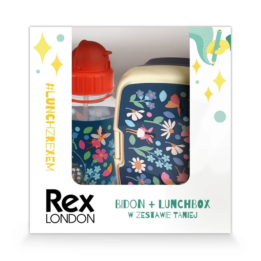 Rex London Set, Frühstücksdose + Dose, Feen