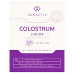 Genactiv Colostrum Junior Colostrum Junior Black Elderberry, from 3 years, 60 tablets