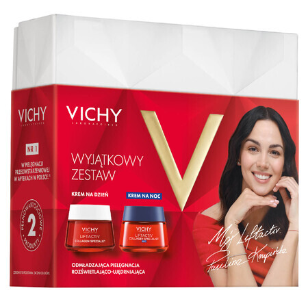 Set Vichy Liftactiv Collagen Specialist, cremă de zi, 50 ml + cremă de noapte, 50 ml