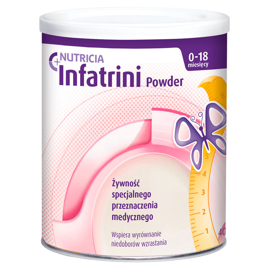 Infatrini Poeder, volledige zuigelingenvoeding, vanaf de geboorte, 400 g