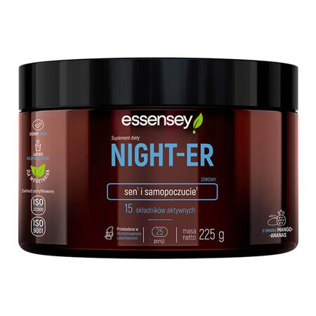 Essensey Night-Er, saveur mangue-ananas, 225 g