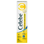 Cetebe Vitamin C 1000 + Acerola + B-Komplex, Zitronengeschmack, 20 Brausetabletten