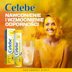 Cetebe Vitamin C 1000 + Acerola + B-Komplex, Zitronengeschmack, 20 Brausetabletten