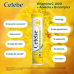 Cetebe Vitamin C 1000 + Acerola + B-Komplex, Zitronengeschmack, 20 Brausetabletten