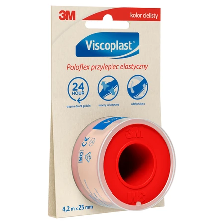 Viscoplast Poloflex, elastischer Kleber, 4,2 m x 25 mm, 1 Stück