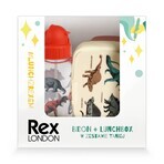 Rex London Set, Frühstücksdose + Dose, Dinosaurier