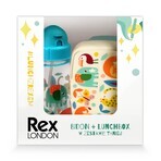 Set Rex London, scatola per la colazione e scatola di latta, animali selvatici