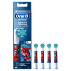 Oral-B Pro Kids, tips electric toothbrush, Spiderman, over 3 years, ultra soft, 4 pieces