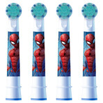 Oral-B Pro Kids, tips electric toothbrush, Spiderman, over 3 years, ultra soft, 4 pieces