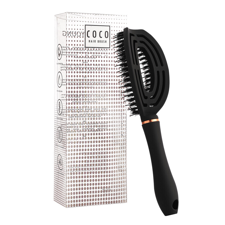 Sister Young, brosse à cheveux, Coco Black, 1 pc