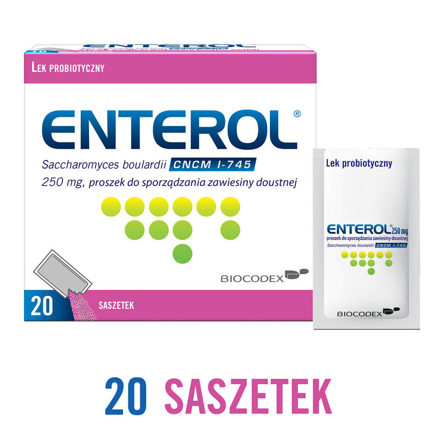 Enterol, 250 mg, 20 Portionsbeutel