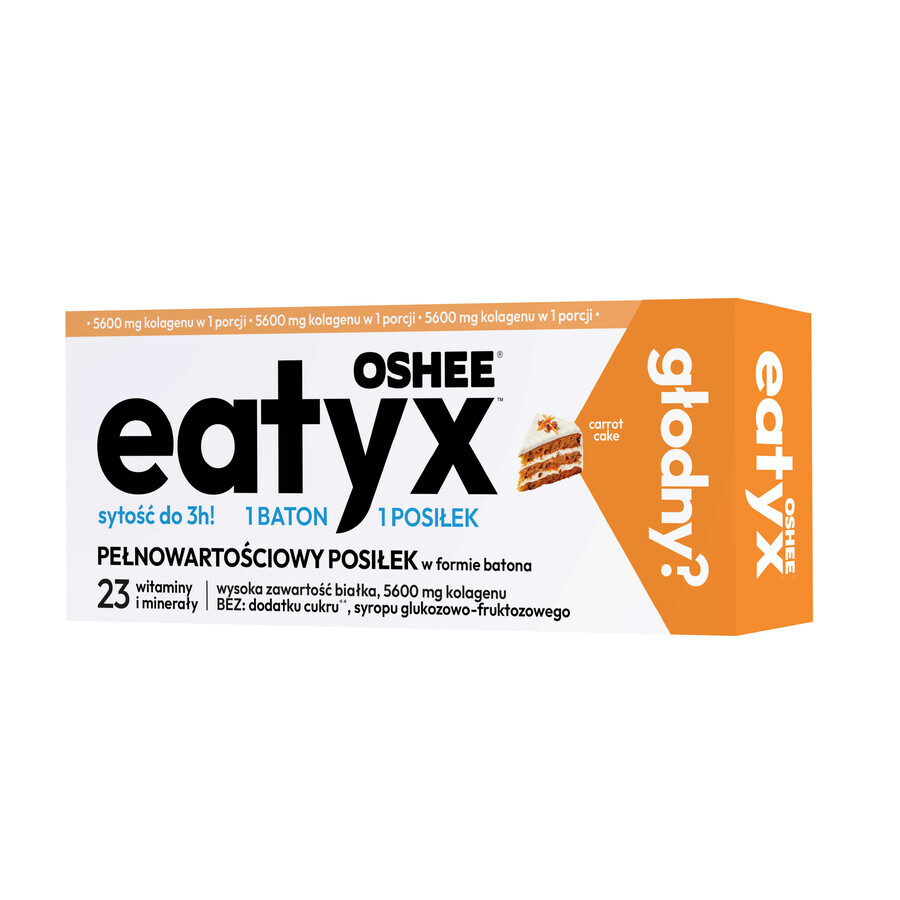 OSHEE Eatyx, tafelstick, worteltaart, 60 g