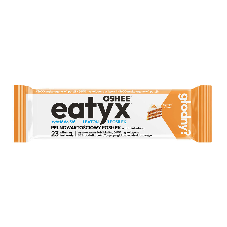 OSHEE Eatyx, tafelstick, worteltaart, 60 g